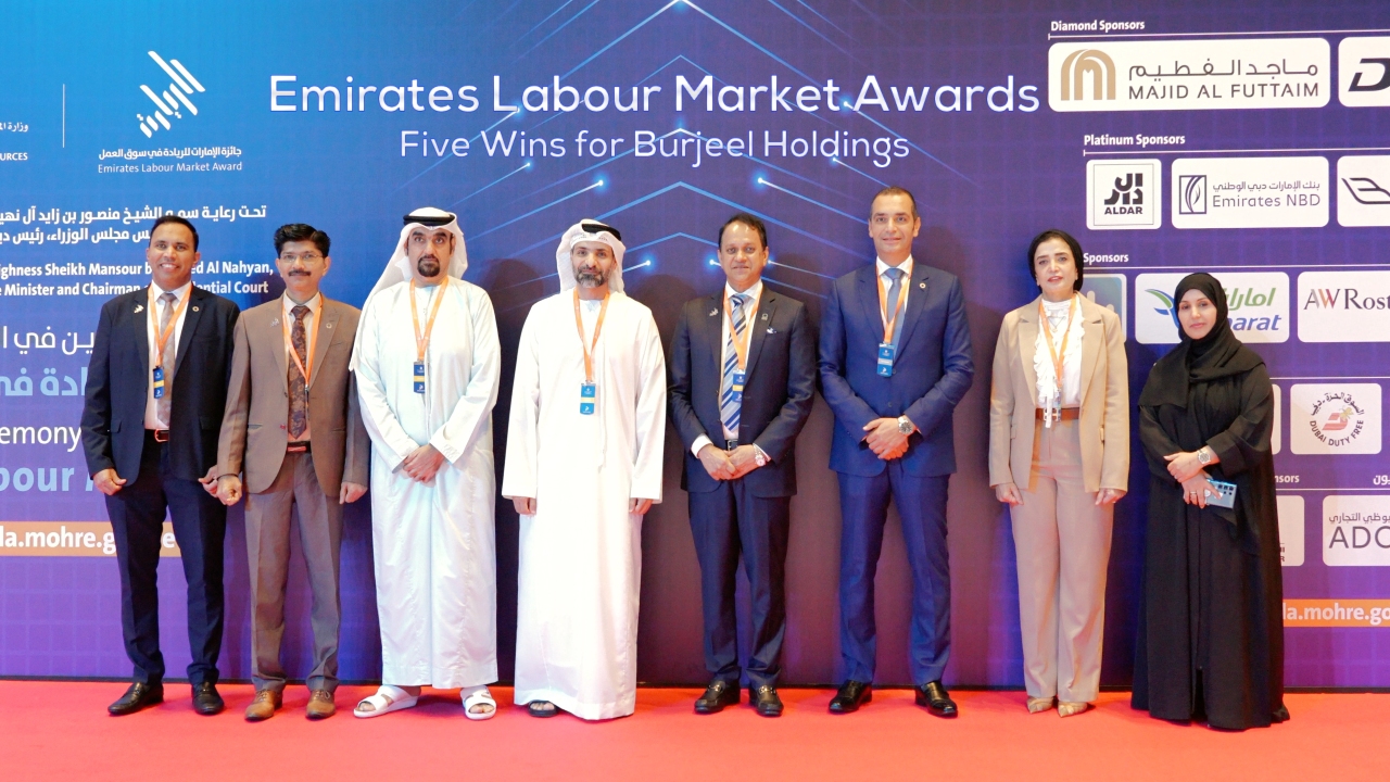 Burjeel Holdings Wins Five Prestigious Honors at Emirates Labour Market Award