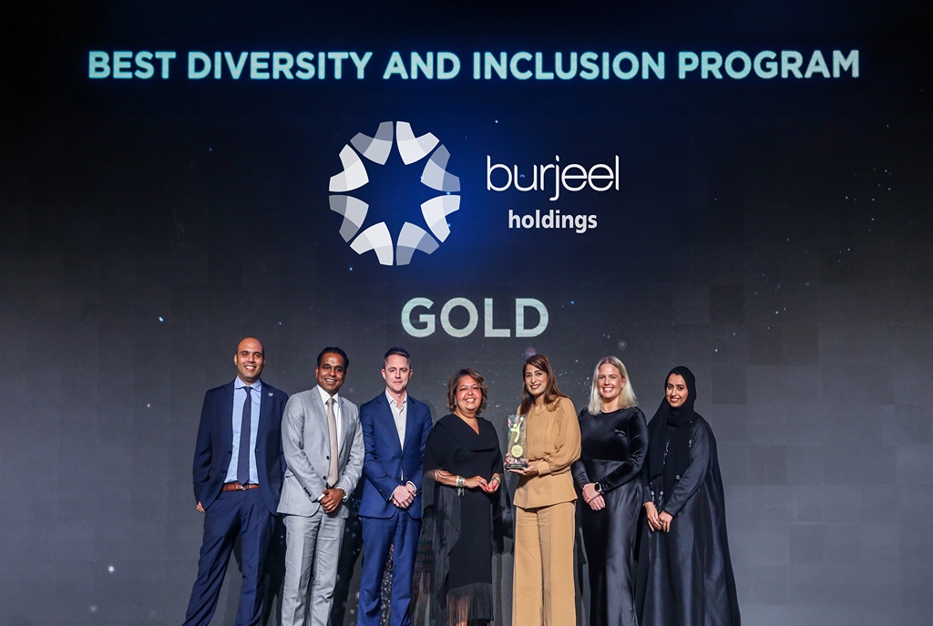Burjeel Holdings Wins Gold at Employee Happiness Awards for Diversity & Inclusion